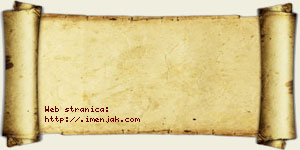 Nina Tulkić vizit kartica